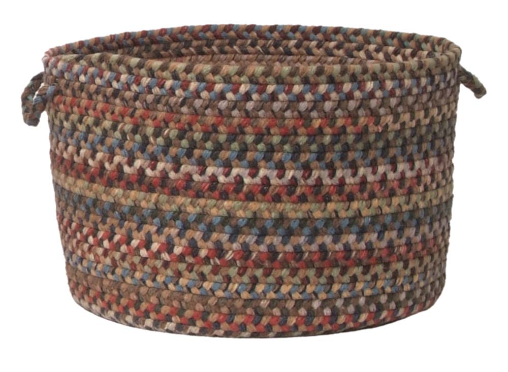 Oak Harbour Utility Basket Colonial Mills CMI Braided Rugs