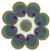 View: 1707 Flower / Turquoise
