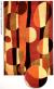 View: TO14 Stripe Overlay - Burgundy/Pumpkin