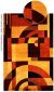 View: TO16 Geometric Multi - Pumkin/Burgundy