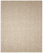ZATAR Ribbed Loop Pile Natural Wool &amp; Jute
