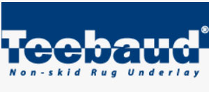 Teebaud Non-Skid Underlay Logo