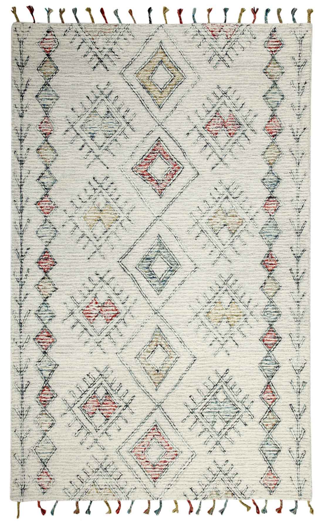 Dynamic Area Rugs Casablanca 4870-999 Gray/Multi Southwestern Design