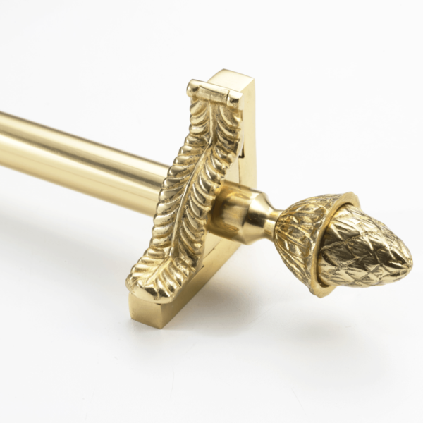 Grand Dynasty Stair Rod Collection with Signature Pineapple Finial