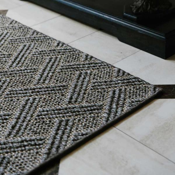 Fibreworks Pathway Collection Sisal Area Rug Diamond Pattern