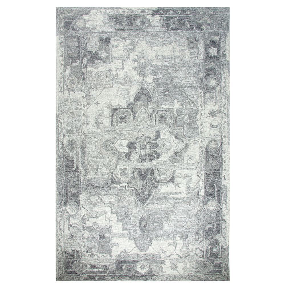 Dynamic Area Rugs Avalon 88801-119 Ivory/Silver