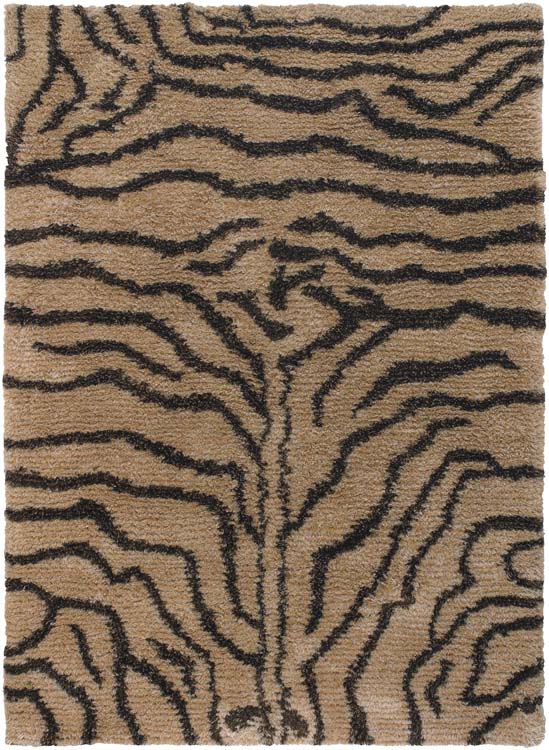 Tiger Print Area Rug