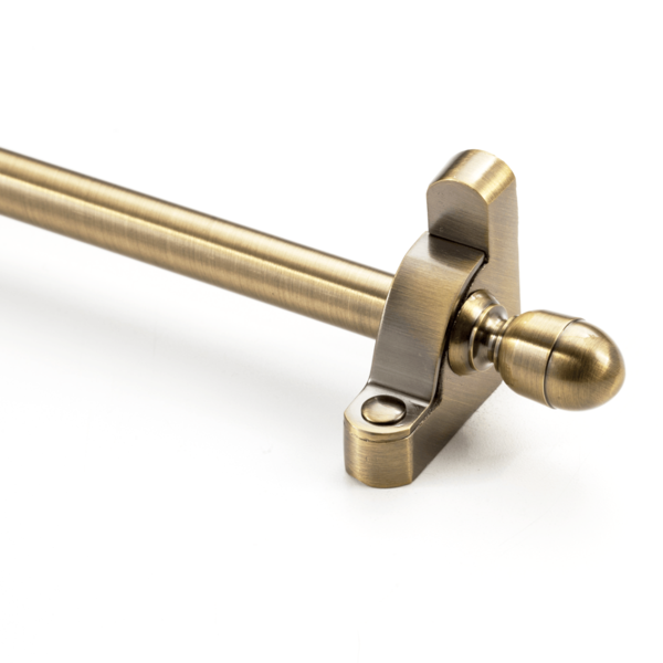 Heritage Stair Rod Collection with Solid Core Rods and Acorn Finials