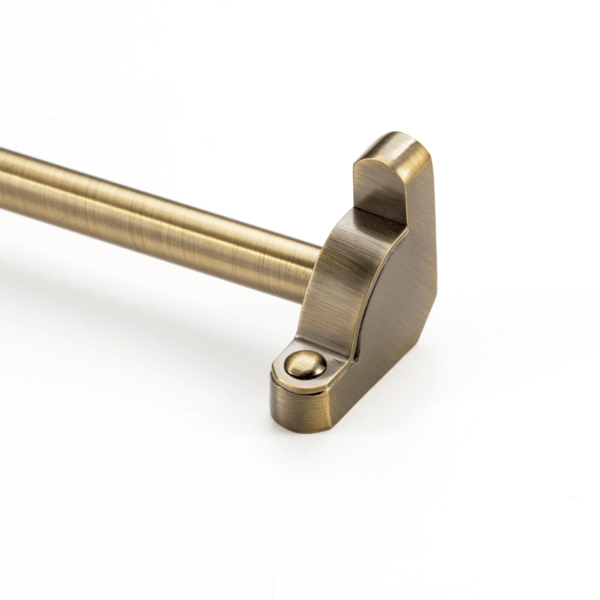 Heritage Stair Rod Collection with Solid Core Rods and Without Finials