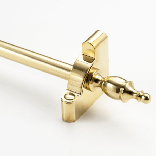 Zoroufy Heritage Stair Rod Collection with Tubular Rods and Crown Finials