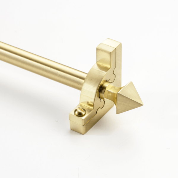 Sovereign Stair Rod Collection with Pyramid Finials