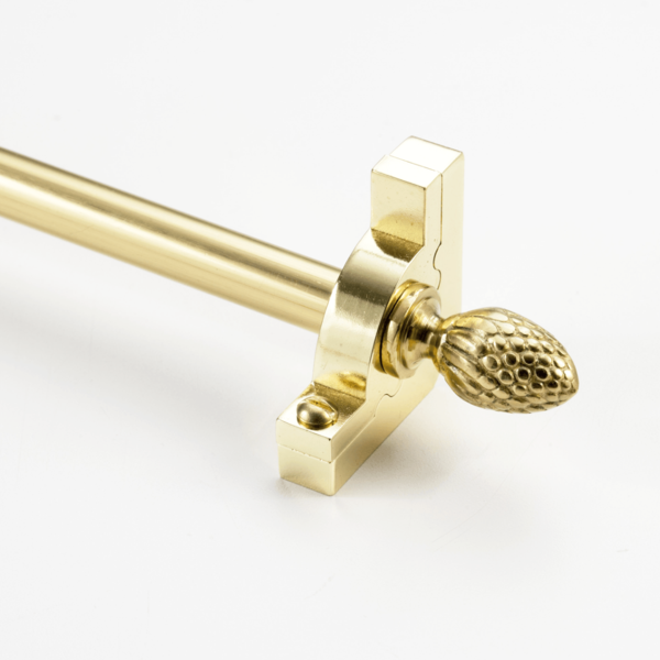 Sovereign Stair Rod Collection with Pineapple Finials