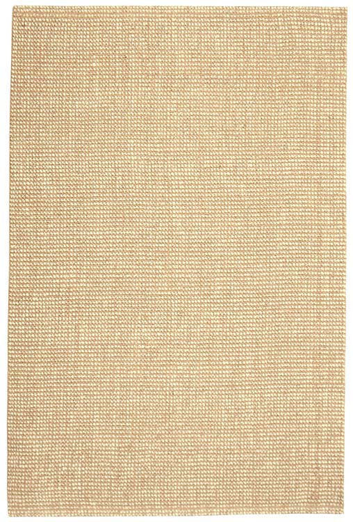 ZATAR Ribbed Loop Pile Natural Wool & Jute
