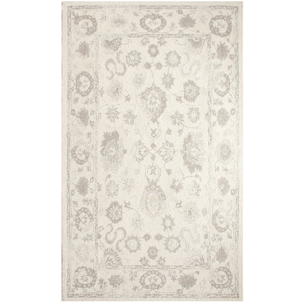 Dynamic Area Rugs Avalon 88800-106 Ivory/Silver