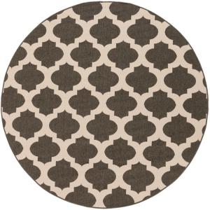 Round Olefin Alfresco Area Rug