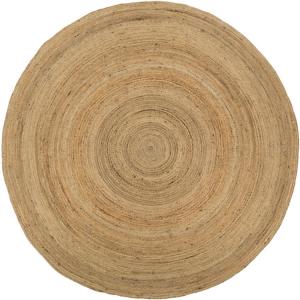 Brice Collection BIC-7004 Round Jute Area Rug