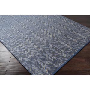 Dark Blue Seagrass Area Rug