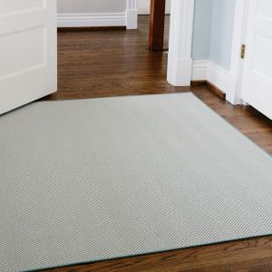 Custom Wool Chevron Area Rug